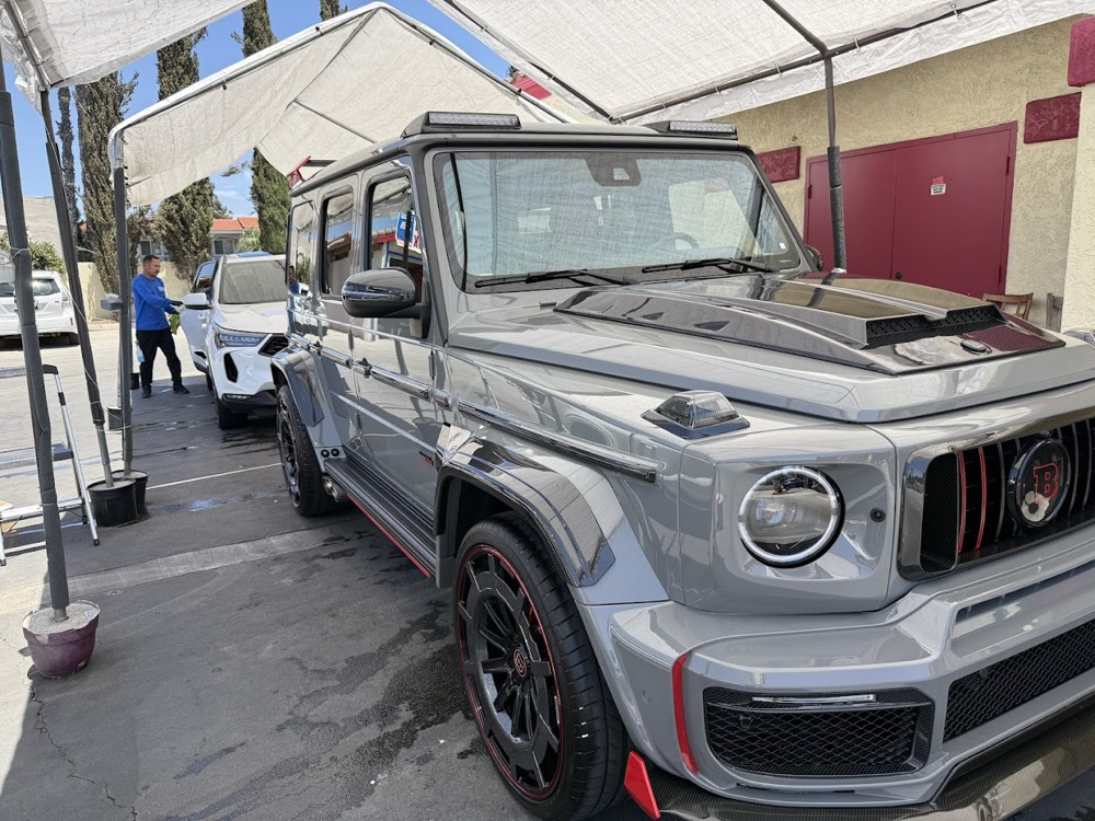 Mercedes-AMG G-Wagon after a 100% hand wash